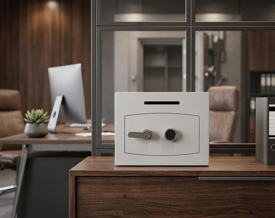 Deposit safes allows the user to deposit valuables and cash without opening the safes door.
