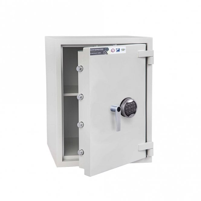 Burtonsafes Eurovault aver Grade 2 size 2 electronic part open Burtonsafes Eurovault aver Grade 2 size 2 electronic part open