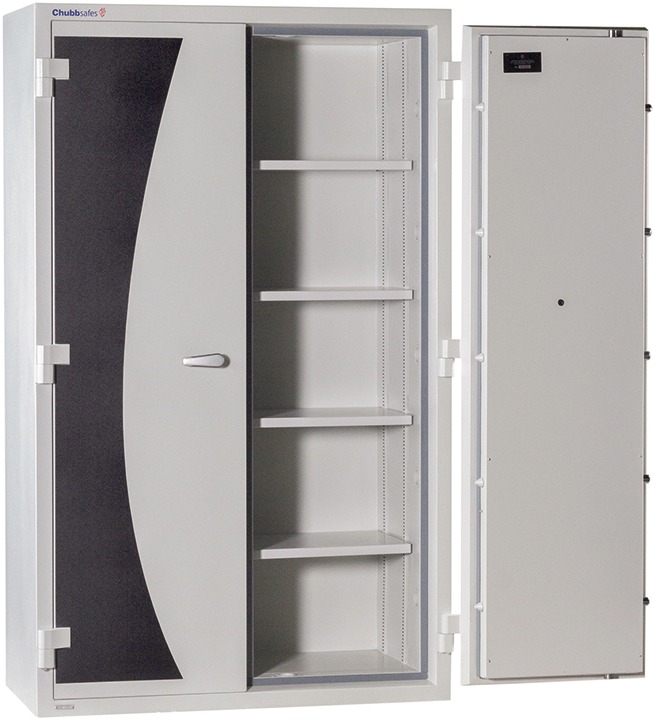 Chubbsafes Document protection cabinet, door open Chubbsafes Document protection cabinet, door open