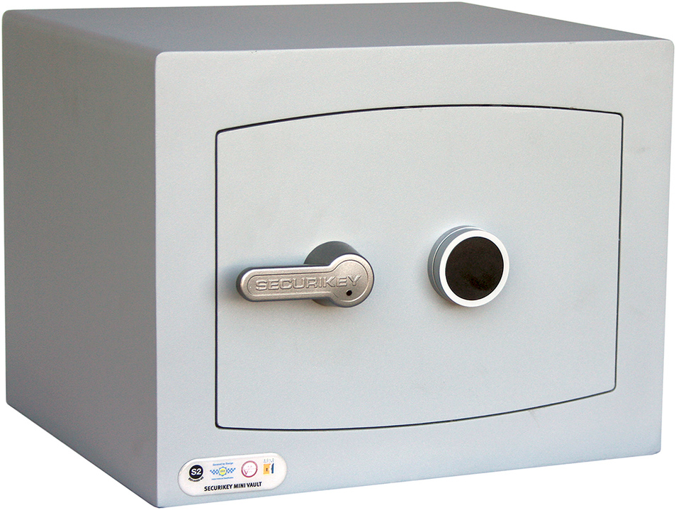 Securikey&#x20;Mini&#x20;Vault&#x20;Silver&#x20;Size&#x20;1K&#x20;secured&#x20;key&#x20;lock
